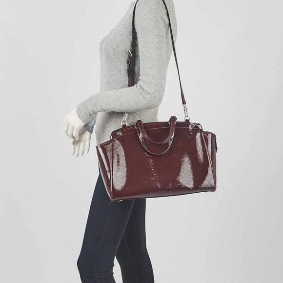 Louis Vuitton Prune Electric Epi Leather Brea MM Bag - Picture 2 of 12